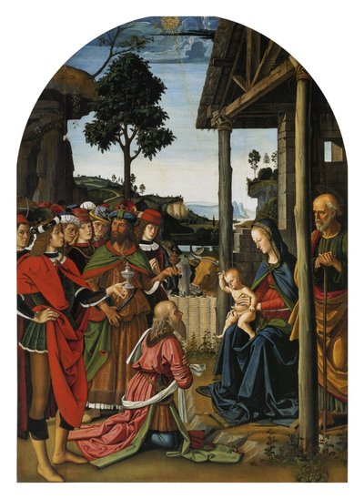 賢者の礼拝 作： Pietro Perugino